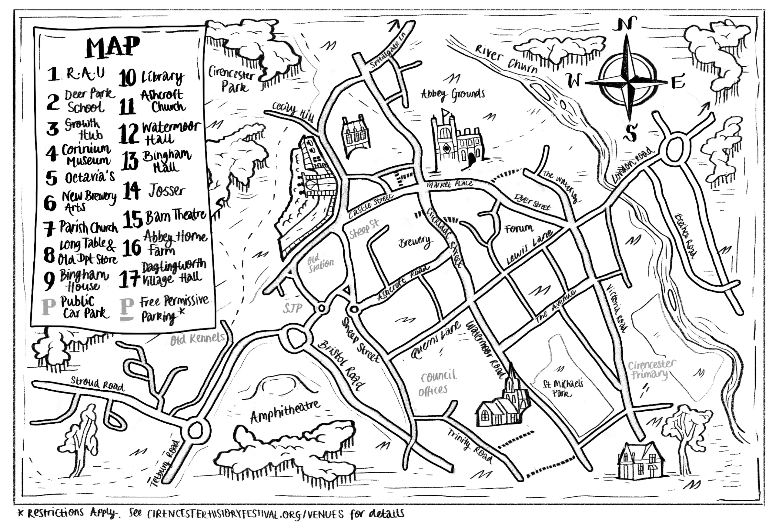 Festival map